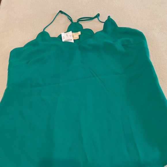 Jcrew factory scallop cami tank. Size 2. NWT - Picture 3 of 3